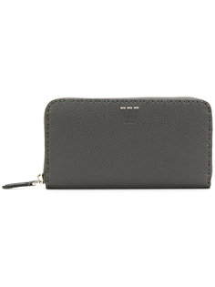 континентальный кошелек  на молнии Fendi
