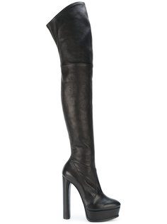 thigh length platform boots Casadei