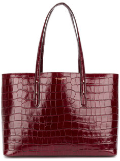 crocodile embossed tote Aspinal Of London