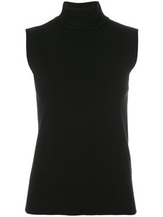 turtle neck sleeveless sweater Erika Cavallini