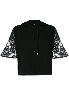 топ с кружевной отделкой  McQ Alexander McQueen