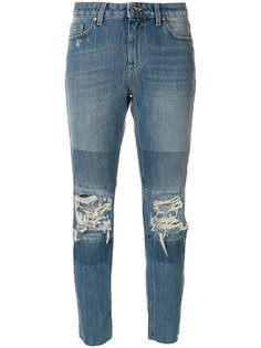 джинсы с рваными деталями Iro