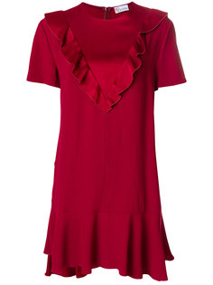 платье с оборками Red Valentino