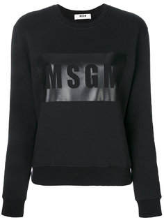 толстовка с логотипом  MSGM
