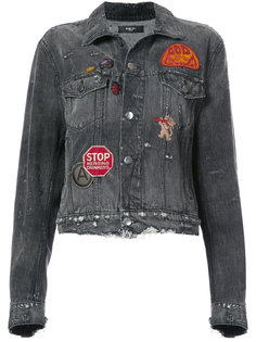 patch denim jacket Amiri