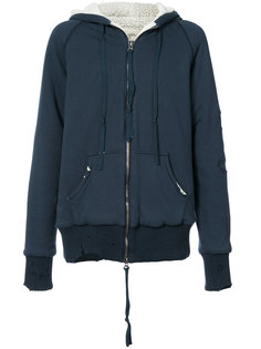 zipped hoodie Greg Lauren