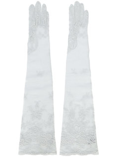 длинные кружевные перчатки Ann Demeulemeester
