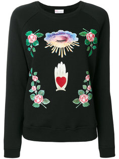 толстовка с принтом  Red Valentino