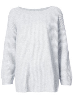 Hyers boat neck ribbed jumper Le Kasha