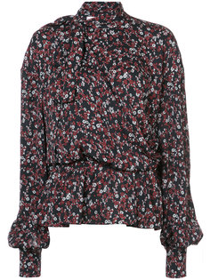 floral pussy bow blouse Magda Butrym
