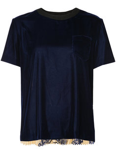plissé pleated T-shirt Sacai