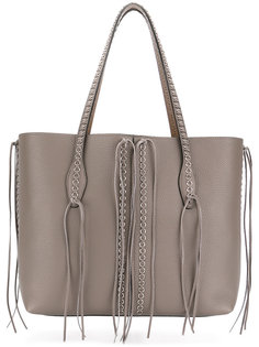 eyelet tassel tote Tods Tod`S