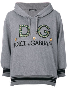 толстовка с капюшоном и логотипом Dolce &amp; Gabbana