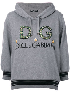 толстовка с капюшоном и логотипом Dolce &amp; Gabbana
