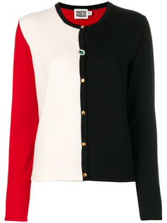 colour block cardigan Fausto Puglisi