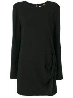 присборенное платье  Saint Laurent