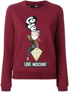 толстовка с принтом Love Moschino