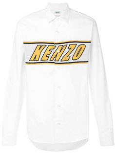 рубашка с вышивкой логотипа Kenzo
