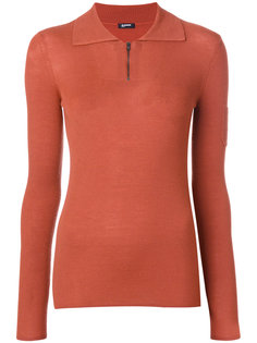свитер с молнией  Jil Sander Navy