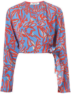 блузка с цветочным узором Diane Von Furstenberg
