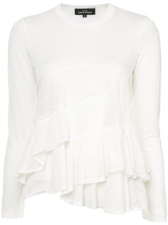 asymmetric ruffle top Comme Des Garçons Tricot