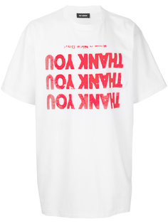 Thank You printed T-shirt Raf Simons
