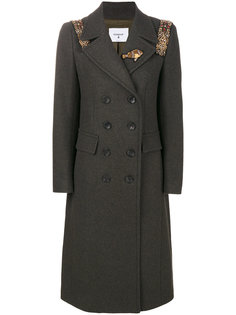 embellished double breasted coat Dondup