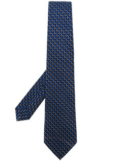 галстук с мелким узором Kiton