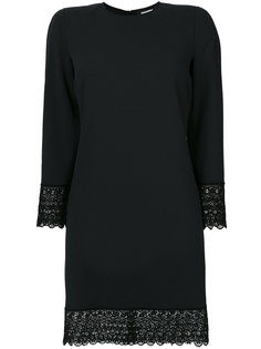 платье с фигурной кружевной отделкой  Dsquared2