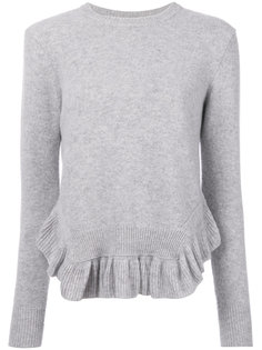 frill hem jumper Nude