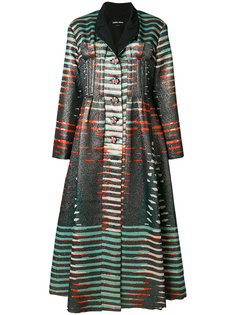 printed dress style coat Giorgio Armani