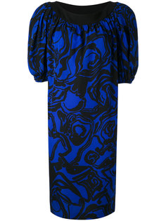 платье с абстрактным принтом  Yves Saint Laurent Vintage