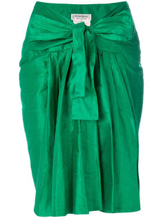 юбка-карандаш с бантом Yves Saint Laurent Vintage