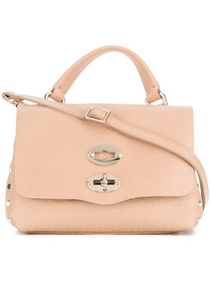 foldover satchel with gold-tone hardware details Zanellato