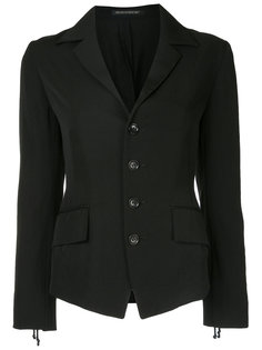 corset back fitted jacket Yohji Yamamoto Vintage