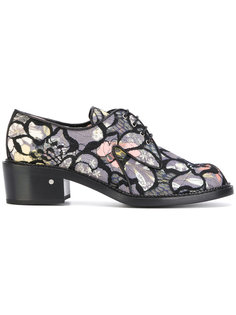 Jeanne Floral Mesh derby shoes Laurence Dacade