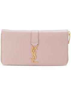 large YSL zipped wallet Saint Laurent