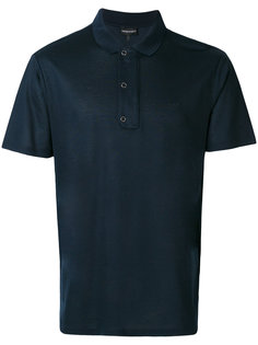 рубашка-поло с вышивкой логотипа Emporio Armani
