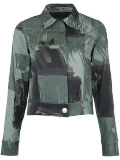 camouflage print denim jacket Uma | Raquel Davidowicz