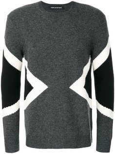 symmetric graphic jumper Neil Barrett