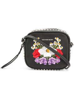 floral embroidered cropssbody bag Alexander McQueen