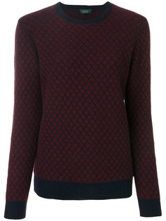 contrast colour sweater Zanone