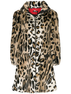 A-line leopard print coat Twin-Set