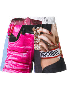 Barbie print shorts Moschino