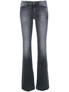 stonewashed bootcut jeans 7 For All Mankind