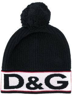 шляпа с логотипом вязки интарсия Dolce &amp; Gabbana