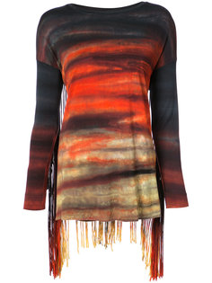 tassel detail long sleeved T-shirt Raquel Allegra