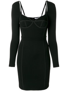 sweetheart neck bodycon dress T By Alexander Wang