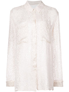semi-sheer shirt Raquel Allegra