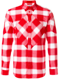 tartan shirt with graphic inserts Givenchy